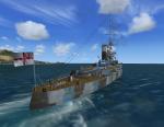 FSX/FS2004 Pilotable WWI Battlecruiser HMS Tiger